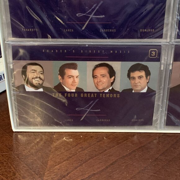 The Four Great Tenors Cassette Set (1999) - Pavarotti, Lanza, Carreras, Domingo - Picture 8 of 14
